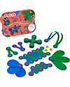 Clixo Crew Pack - 30 Pieces - Blue Green - STEAM Magnetic Game - 4+ Years Magnetic Games