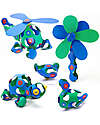Clixo Crew Pack - 30 Pieces - Blue Green - STEAM Magnetic Game - 4+ Years Magnetic Games