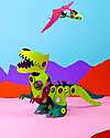 Clixo Dino Adventure Pack - 36 Pieces - STEAM Magnetic Game - 6+ Years Magnetic Games