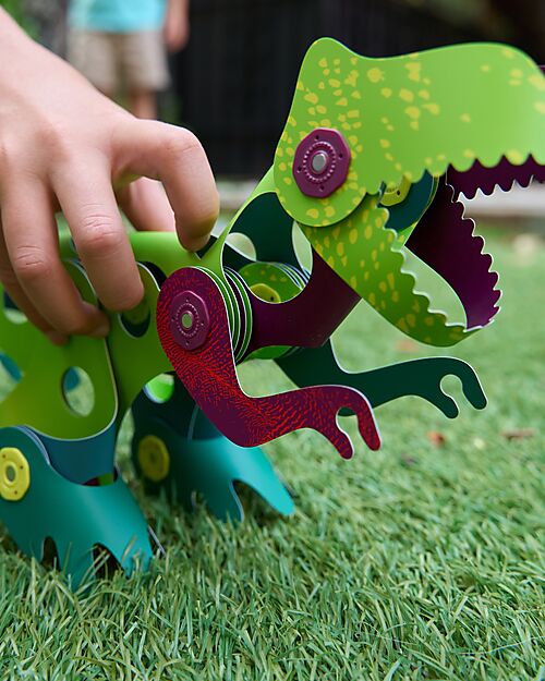 Clixo Dino Adventure Pack - 36 Pieces - STEAM Magnetic Game - 6+ Years Magnetic Games