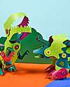 Clixo Dino Adventure Pack - 36 Pieces - STEAM Magnetic Game - 6+ Years Magnetic Games