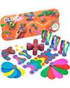 Clixo Super Rainbow Pack - 60 Pieces - STEAM Magnetic Game - 6+ Years Magnetic Games
