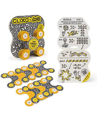 Clixo Tiny & Mighty - 9 Pieces - Artist Edition - Timothy Goodman - STEAM Magnetic Game - 4+ Years Magnetic Games