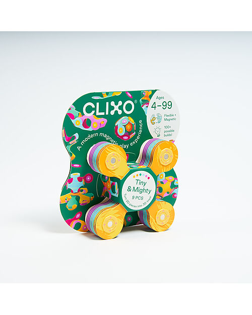 Clixo Tiny & Mighty - 9 Pieces - Jungle - STEAM Magnetic Game - 4+ Years Magnetic Games