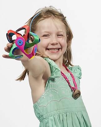 Clixo Tiny & Mighty - 9 Pieces - Multicolor Classic - STEAM Magnetic Game - 4+ Years Magnetic Games