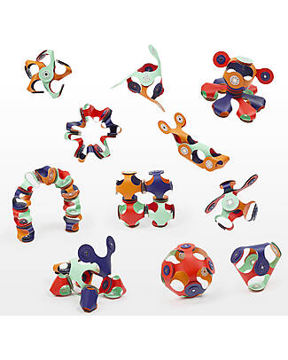 Clixo Tiny & Mighty - 9 Pieces - Space - STEAM Magnetic Game - 4+ Years Magnetic Games