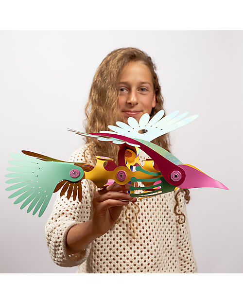 Clixo Tropical Birds - 22 Pieces - STEAM Magnetic Game - 4+ Years Magnetic Games