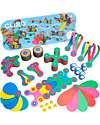 Clixo Wheel Creator Pack - 72 Pieces - STEAM Magnetic Game - 6+ Years Magnetic Games
