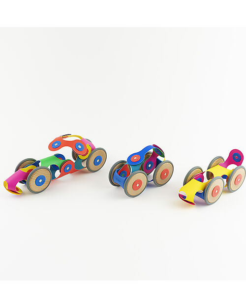 Clixo Wheel Creator Pack - 72 Pieces - STEAM Magnetic Game - 6+ Years Magnetic Games