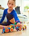 Clixo Wheel Creator Pack - 72 Pieces - STEAM Magnetic Game - 6+ Years Magnetic Games