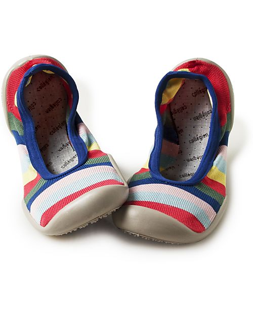 Collégien Ballerinas with Ergonomic Sole - Rainbow - Seaqual Recycled Marine Plastic Slippers