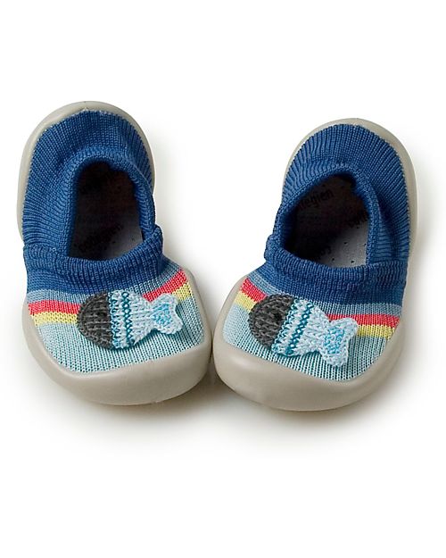 Collégien Espadrille with Ergonomic Sole - Clean up Avec Poisson - Seaqual Recycled Marine Plastic Slippers
