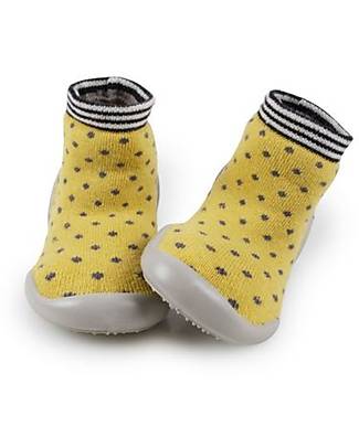 Collégien Slippers with Ergonomic Sole - Ciré - Quality Cotton to Last a Long Time! Antislip Socks