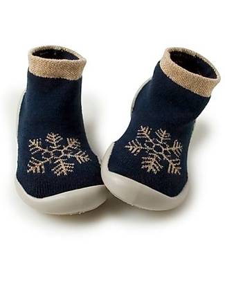 Collégien Slippers with Ergonomic Sole - Flocon - Quality Cotton to Last a Long Time! Antislip Socks