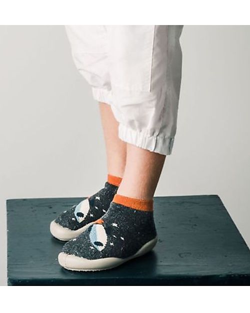 Collégien Slippers with Ergonomic Sole - Fusée - Quality Cotton to Last a Long Time! Antislip Socks