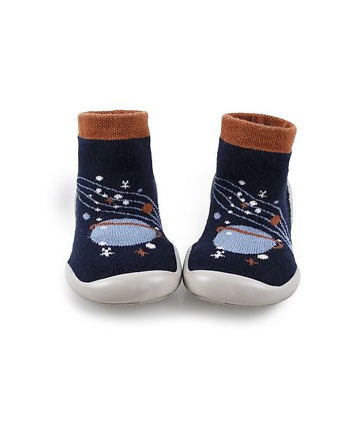 Collégien Slippers with Ergonomic Sole - Galaxie - Quality Cotton to Last a Long Time! Antislip Socks