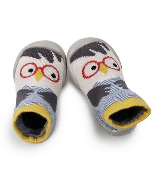 Collégien Slippers with Ergonomic Sole - Goéland - Quality Cotton to Last a Long Time! Antislip Socks