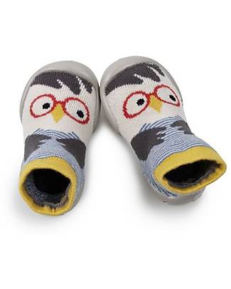 Collégien Slippers with Ergonomic Sole - Goéland - Quality Cotton to Last a Long Time! Antislip Socks