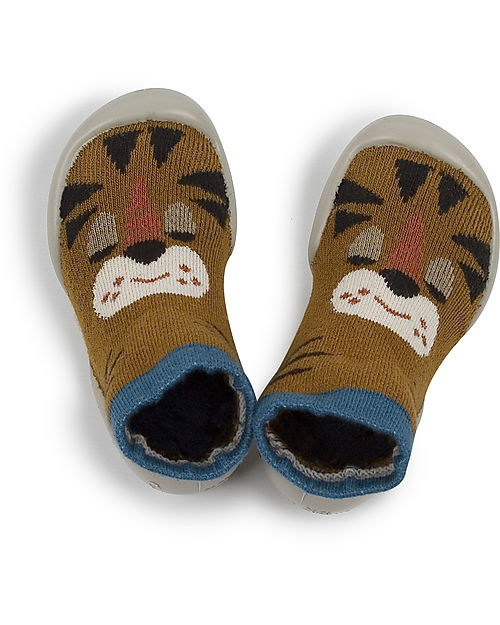 Collégien Slippers with Ergonomic Sole - Tigrou - Quality Cotton to Last a Long Time! Slippers