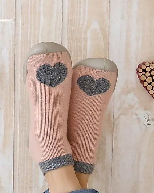 Collégien Slippers with Ergonomic Sole - Warm Heart - Quality Cotton to Last a Long Time! Slippers