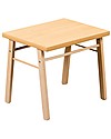 Combelle Beech Wood Kid’s Low Table, Natural - Super easy to assemble Desks