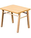 Combelle Beech Wood Kid’s Low Table, Natural - Super easy to assemble Desks