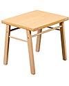 Combelle Beech Wood Kid’s Low Table, Natural - Super easy to assemble Desks