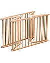 Combelle Léo, Solid Beechwood Foldable Playpen, Natural - Only 11 cm thick! Cots and Cotbeds