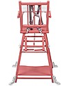 Combelle Marcel, Solid Beech Wood Convertible High Chair, Pink - Becomes a little trolley! High Chairs