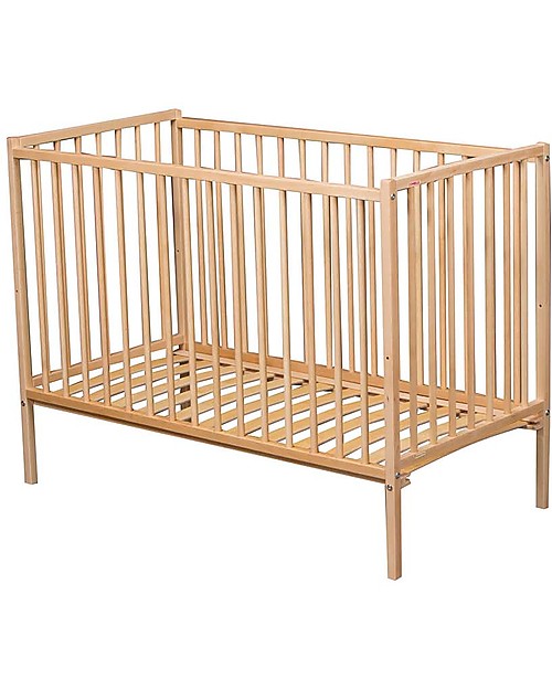 Combelle R mi Solid Beech Wood Cot 60 x 120 cm Natural unisex