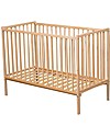 Combelle Rémi, Solid Beech Wood Cot, 60 x 120 cm - Natural Cots and Cotbeds