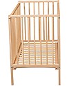 Combelle Rémi, Solid Beech Wood Cot, 60 x 120 cm - Natural Cots and Cotbeds