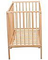 Combelle Rémi, Solid Beech Wood Cot, 60 x 120 cm - Natural Cots and Cotbeds