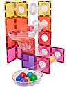 Connetix 114 Pieces - Ball Run Pack - Bright - 100% Non-toxic ABS Plastic - STEM Learning! Magnetic Games