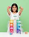 Connetix 114 Pieces - Ball Run Pack - Bright - 100% Non-toxic ABS Plastic - STEM Learning! Magnetic Games