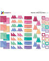 Connetix 120 Pieces - Pastel Creative Pack - Pastel -100% Non-toxic ABS Plastic - STEM Learning! Magnetic Games