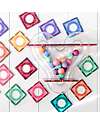 Connetix 16 Pieces - Ball Pack - Pastel - 100% Non-Toxic ABS Wood - STEM Learning! Magnetic Games