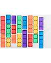 Connetix 18 Pieces - Rectangle - Rainbow - 100% Non Toxic ABS Plastic - STEM Learning! Magnetic Games