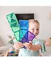 Connetix 18 Pieces - Rectangle - Rainbow - 100% Non Toxic ABS Plastic - STEM Learning! Magnetic Games