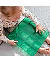 Connetix 2 Pieces - Base Plate Pack - Blue and Green - 100% Non-Toxic ABS Plastic - STEM Learning! Magnetic Games
