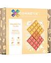Connetix 2 Pieces - Base Plate Pack - Pastel - 100% Non-Toxic ABS Plastic - STEM Learning! Magnetic Games