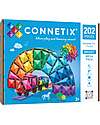 Connetix 202 Pieces - Mega Pack - Bright - 100% Non-toxic ABS Plastic - STEM Learning! Magnetic Games