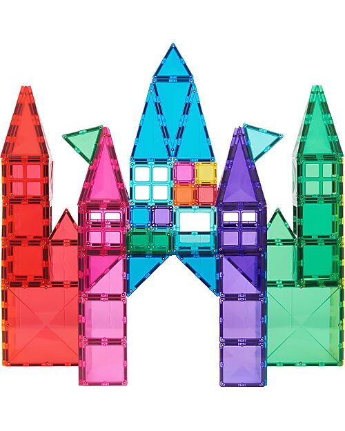 Connetix 202 Pieces - Mega Pack - Bright - 100% Non-toxic ABS Plastic - STEM Learning! Magnetic Games