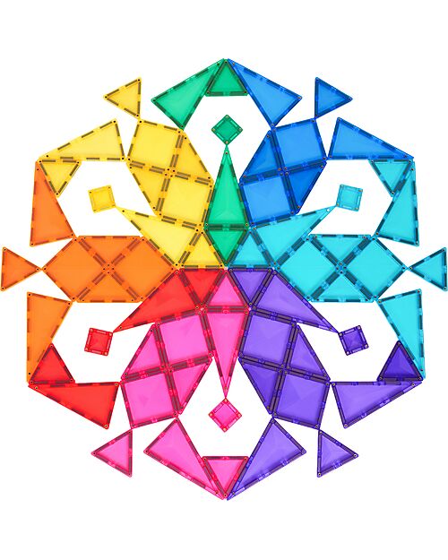 Connetix 202 Pieces - Mega Pack - Bright - 100% Non-toxic ABS Plastic - STEM Learning! Magnetic Games