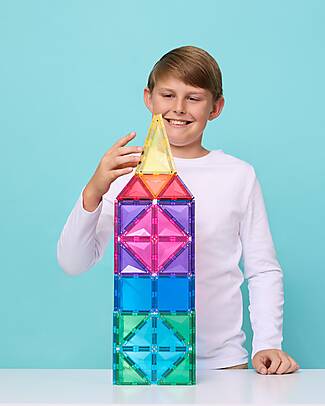 Connetix 202 Pieces - Mega Pack - Bright - 100% Non-toxic ABS Plastic - STEM Learning! Magnetic Games