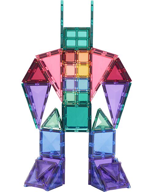 Connetix 202 Pieces - Mega Pack - Pastel - 100% Non-toxic ABS Plastic - STEM Learning! Magnetic Games