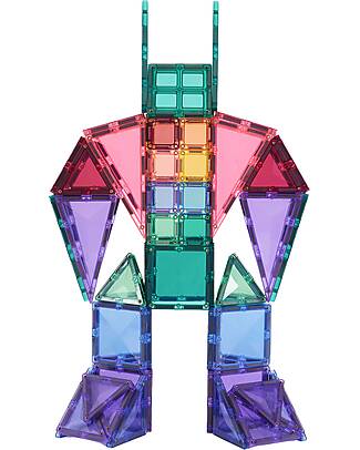 Connetix 202 Pieces - Mega Pack - Pastel - 100% Non-toxic ABS Plastic - STEM Learning! Magnetic Games