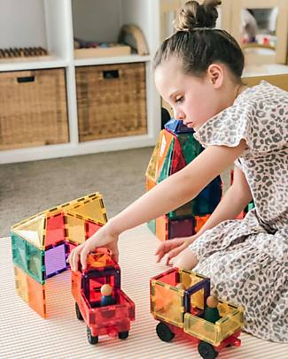 Connetix 24 Pieces Motion Pack - Rainbow -100% Non-toxic ABS Plastic - Encouraging STEM Learning! Magnetic Games