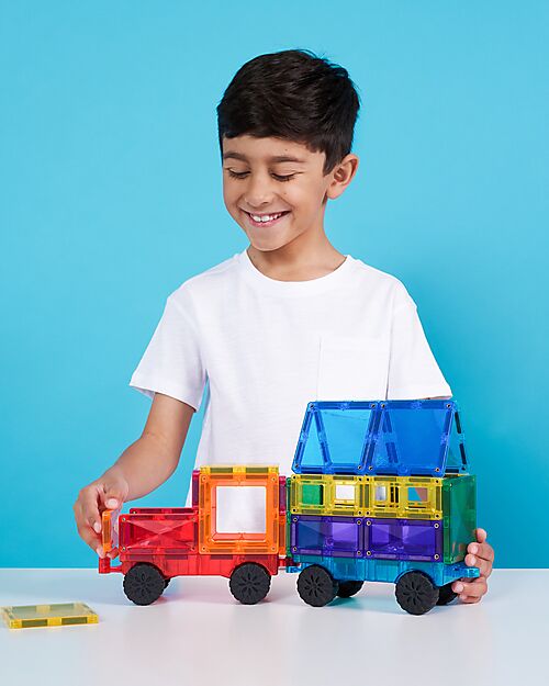 Connetix 26 Pieces - Motion Pack - Bright - 100% Non-toxic ABS Plastic - STEM Learning! Magnetic Games