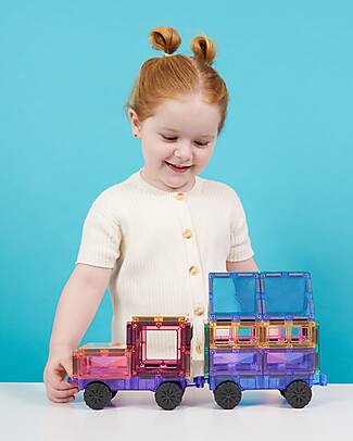 Connetix 26 Pieces - Motion Pack - Pastel - 100% Non-toxic ABS Plastic - STEM Learning! Magnetic Games